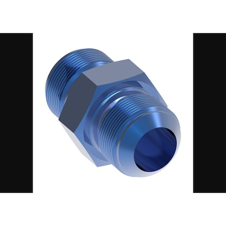 Aeroquip -8 AN Male, Straight, Aluminum, Blue, Single FCM2053